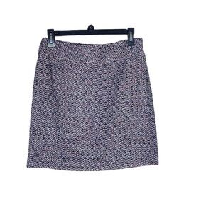 Loft  (Ann Taylor)   Multi Color Mini Skirt   Sz 4